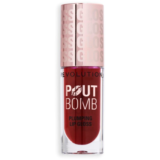 Makeup Revolution Pout Bomb Plumping Gloss Jelly Berry Mauve 4,6m