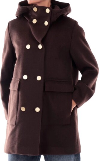 Armani Exchange Dame Frakker Brun XS,