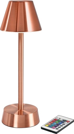Duni Zelda oppladbar bordlampe rosagull