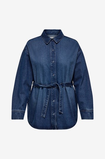 Only Carmakoma Denimskjorte carAne Blå