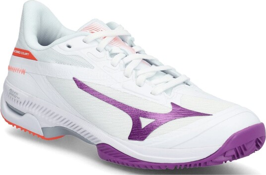Mizuno Wave Exceed Court Cc(W)   WHITE/DAHLIA/LAVA ORANGE   37
