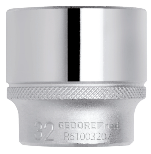 Gedore R61002306, Stikkontakt, 1/2", Metrisk, 1 Hoder, 31,28 Mm, Kromvanadiumstål Gedore R61002306, Stikkontakt, 1/2", Metrisk, 1 Hoder, 31,28 Mm, Kromvanadiumstål