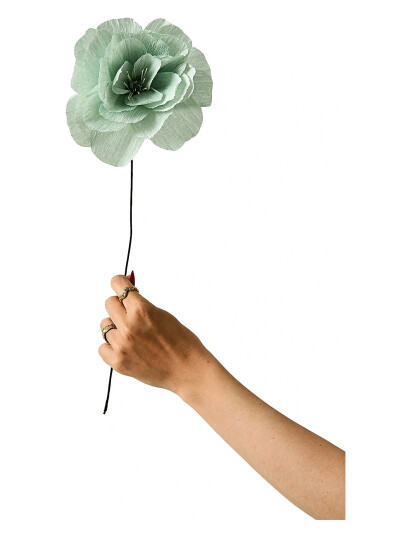 Studio About Paper Flower Rosa La Paloma Grande Mint Green 12X45CM Studio About Paper Flower Rosa La Paloma Grande Mint Green 12X45CM