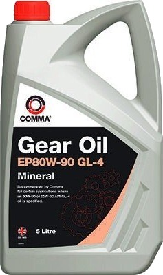 Girolje COMMA EP80W90 GL4 5L Girolje COMMA EP80W90 GL4 5L