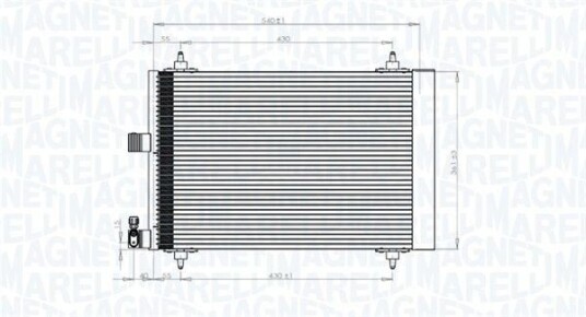 Kondensator MAGNETI MARELLI 350203839000 Kondensator MAGNETI MARELLI 350203839000