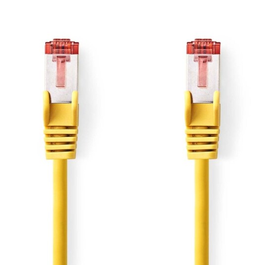 Nedis CAT6 Nettverkskabel | RJ45 Han | RJ45 Han | S/FTP | 2.00 m | Rund | LSZH | Gul | Konvolutt