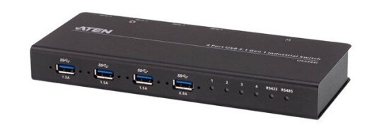ATEN US3344I USB-hub - 4 porter - Svart