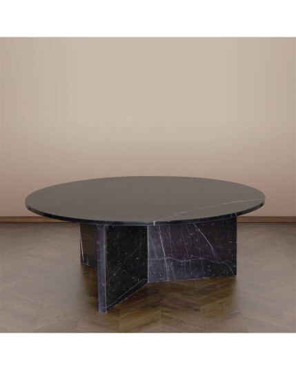 Trinity salongbord, svart marmor