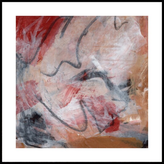 Dynamic Red Expression Plakat / 50x50