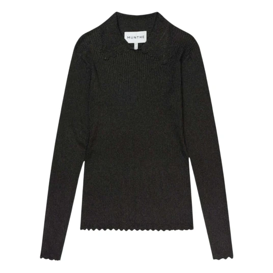 Munthe Dame Strikkevarer Svart L Munthe Dame Strikkevarer Svart L