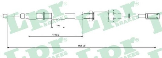Bremsewire LPR C0131B Bremsewire LPR C0131B