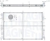 MAGNETI MARELLI 350213217400 Radiator motorkjøling MAGNETI MARELLI 350213217400 Radiator motorkjøling