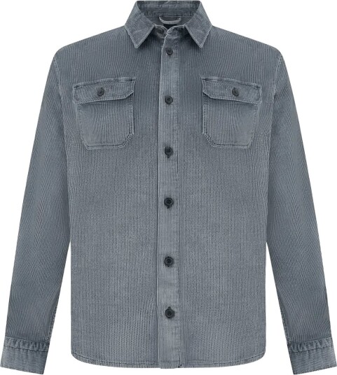 Paul & Shark Paul & Shark Corduroy Overshirt IRON BLUE M