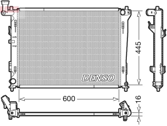 DENSO DRM41004 Radiator motorkjøling