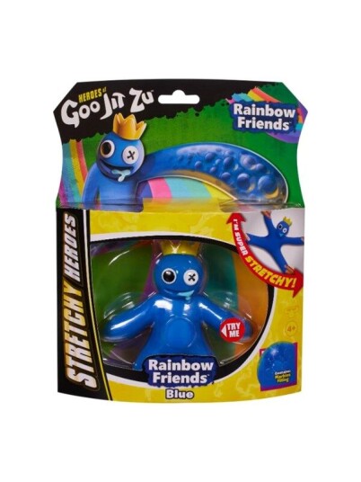 Goo Jit Zu Rainbow Friends Blå Lekefigur for Barn 4+ Goo Jit Zu Rainbow Friends Blå Lekefigur for Barn 4+