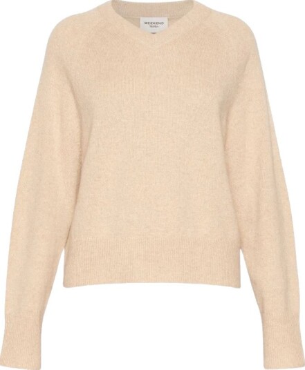 Weekend Max Mara Dame Strikkevarer Beige L,
