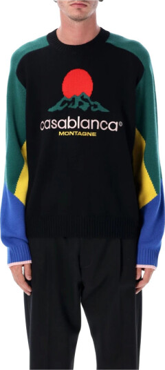 Casablanca Herre Strikkevarer Svart M,
