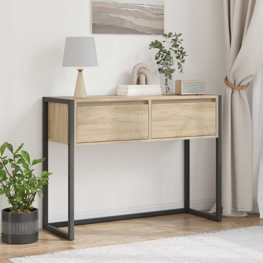  Avlastningsbord Sonoma 100 x 36 x 75 cm Konstruert tre