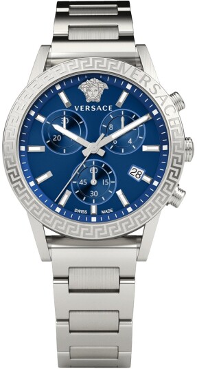 Versace Dameklokke VEKB00522 Sport Tech Blå/Stål Ø40 mm