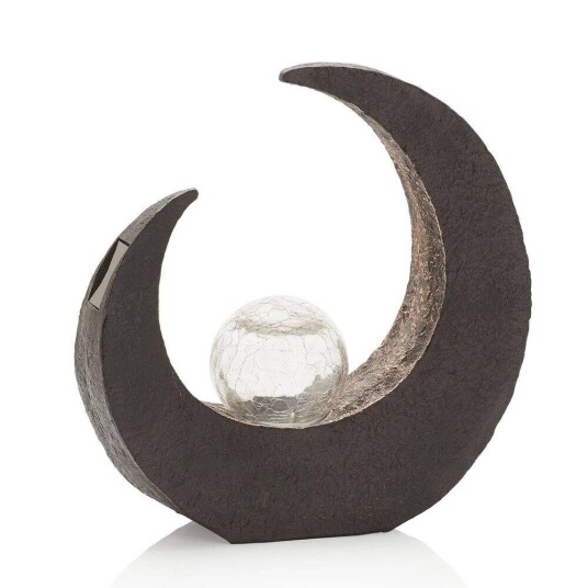 Lindby LED-solcellelampe Adem i ethnostil 30,5 cm