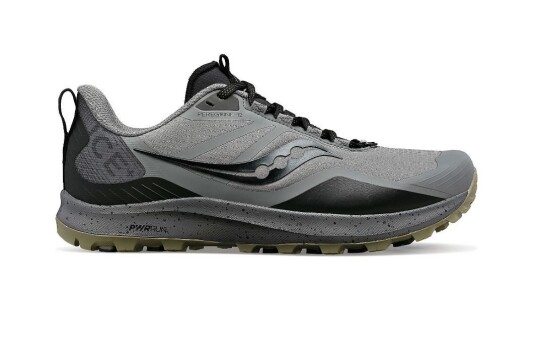Saucony Peregrine Ice+ 3 Men Gravel/Blk 46