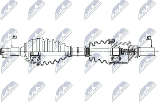 Nty Drivaksel NTY NPW CT 077