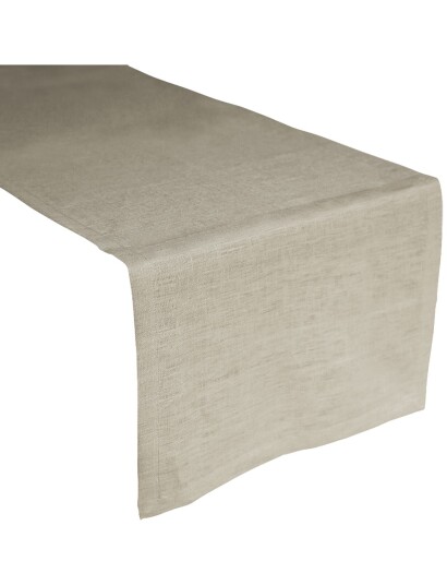 Au Maison Middag Til To-Hør Basic-Vasket - Grey - 45X140CM