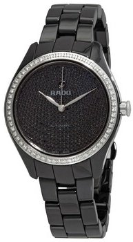 Rado Dameklokke R32482722 Hyperchrome Sort/Keramik Ø36 mm
