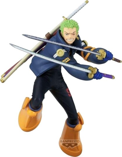 Northix One Piece Roronoa Zoro Battle Record-figur 16 cm samleobjekt