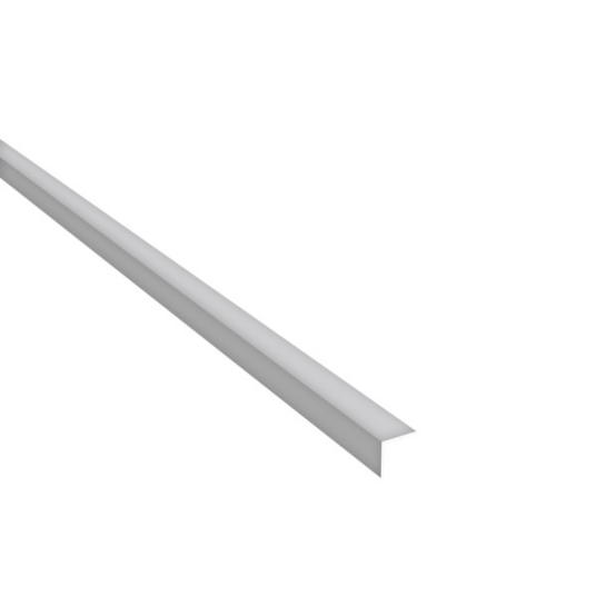 Combiwood Vinkellist Aluminium 15x15x2700 Aluminiumfarget
