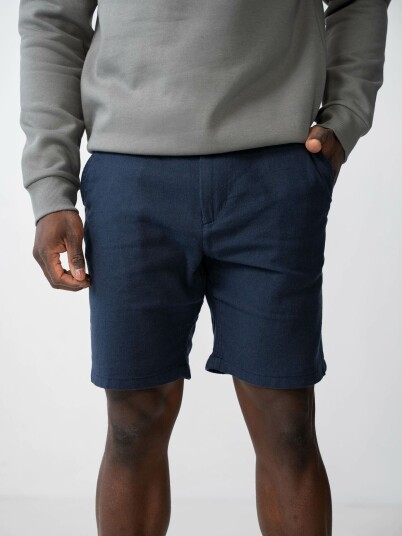 Selected Homme Regular Brody Linen Shorts Blå S