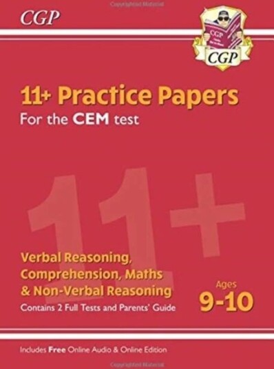 11+ Cem Practice Papers - Ages 9-10 (With Parents' Guide & Online Edition): Perfect Preparation For Av Cgp Books