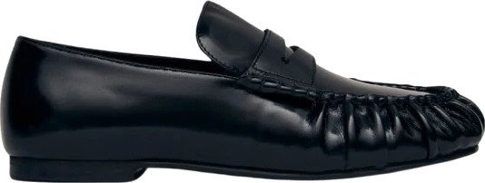 ALOHAS Aven Black Leather Loafers Black 37