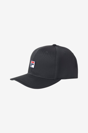 FILA Cap Capanne 6 Panel Snap Back Svart FILA Cap Capanne 6 Panel Snap Back Svart