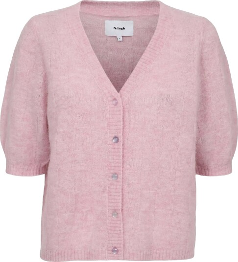 Nümph Nuriette Check Cardigan Pink M