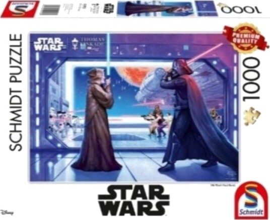 Disney Star Wars - Obi Wan's Final Battle by Thomas Kinkade 1000 Piece Schmidt Puzzle