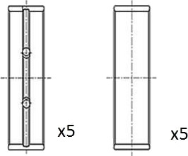 Veivaksellager FAI AutoParts BM1027 STD