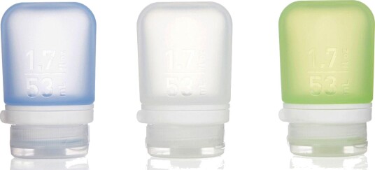 Humangear GoToob+ Silikon Reiseflasker 53 ml Klar/Grønn/Blå 3 stk. Humangear GoToob+ Silikon Reiseflasker 53 ml Klar/Grønn/Blå 3 stk.