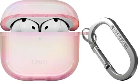UNIQ Iridescia Case for AirPods 4 Hang Case Holo Pink