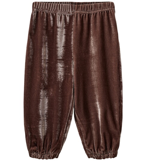 Sofie Schnoor Bukser i velur Carlinasb Soft Brown Sofie Schnoor 3 år 98 Velourbukser Brun