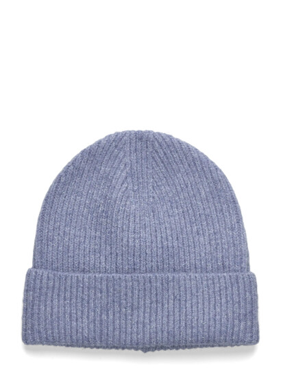 Mango Ribbed Lurex Hat - Blue - 10-14 Mango Ribbed Lurex Hat - Blue - 10-14
