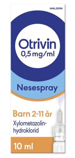 Otrivin 0,5 mg/ml nesespray barn 10 ml