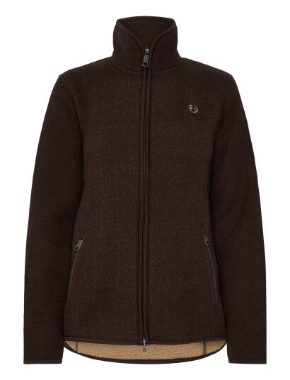 Chevalier Mainstone Fleece Jacket Women Brown 40 W