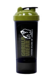 Shaker Compact 500 ml, black/army green, Gorilla Wear