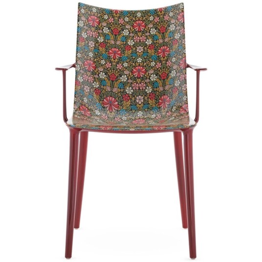 Kartell H.H.H. Stol Graphic Impression Vinrød / Lacquer