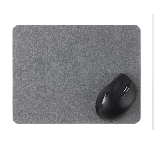 Kikkerland Musematte i Filt 9" x 11" med Gummigrep