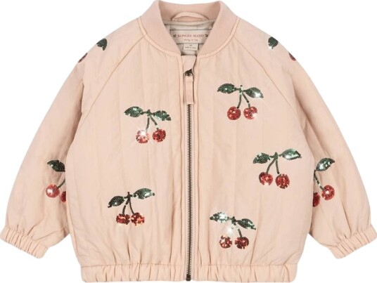 Konges Sløjd Termojakke Quiltet Juno Bomber Cameo Rose Konges Sløjd 2 år (92) Termoklær Beige Rosa