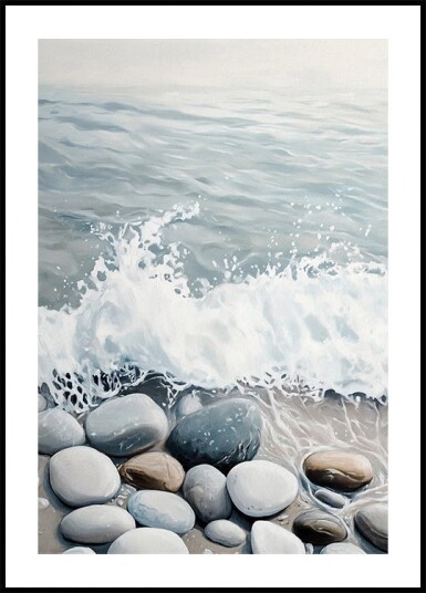 Pebble Shoreline Plakat Plakat / 40x50cm