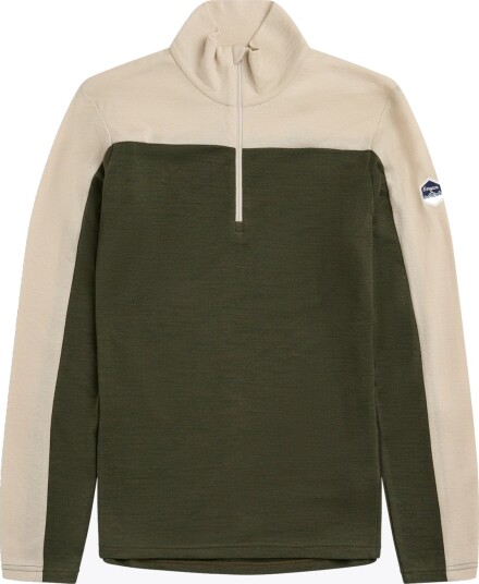 Bergans Inner:Dual Merino Half Zip Men Grønn M