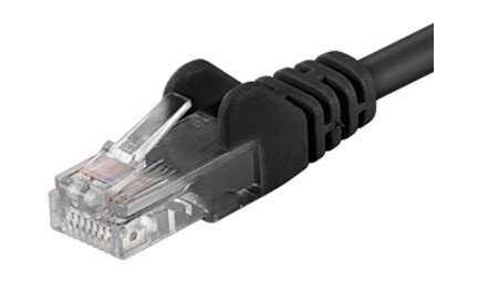 Premiumcord Patchkabel Utp Rj45-Rj45 Cat5e 0,25 M Svart (Sputp002c)
